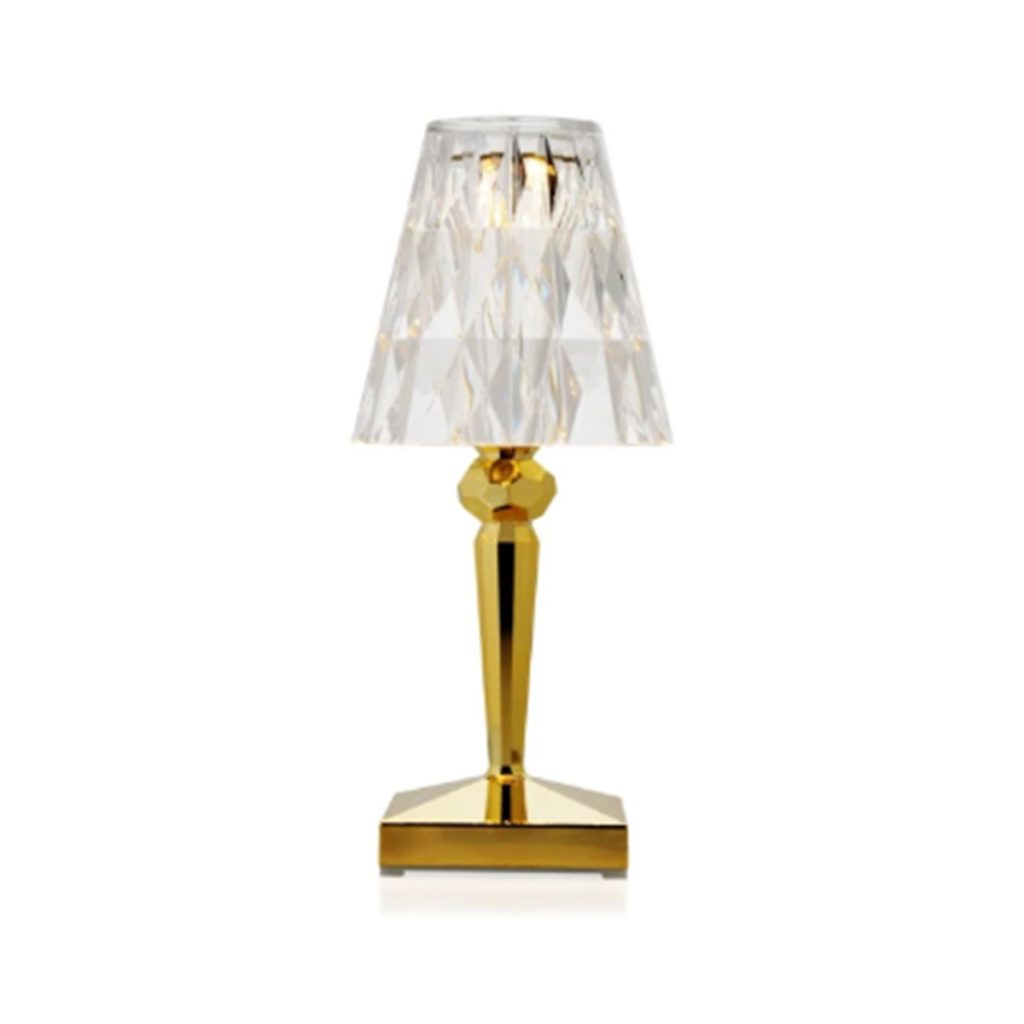 kartell_battery_lampada_da_tavolo_oro_fronte