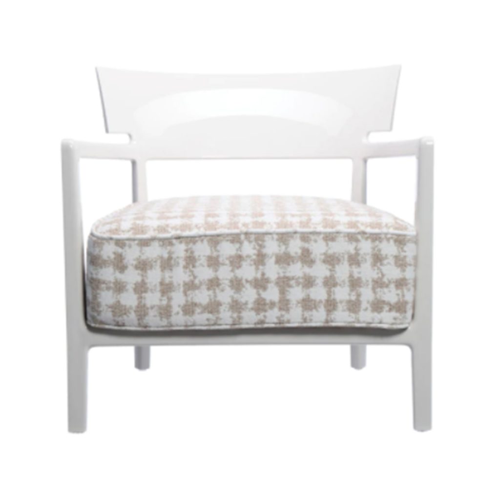 kartell_cara_avorio_poltrona_bianco_beige_fronte