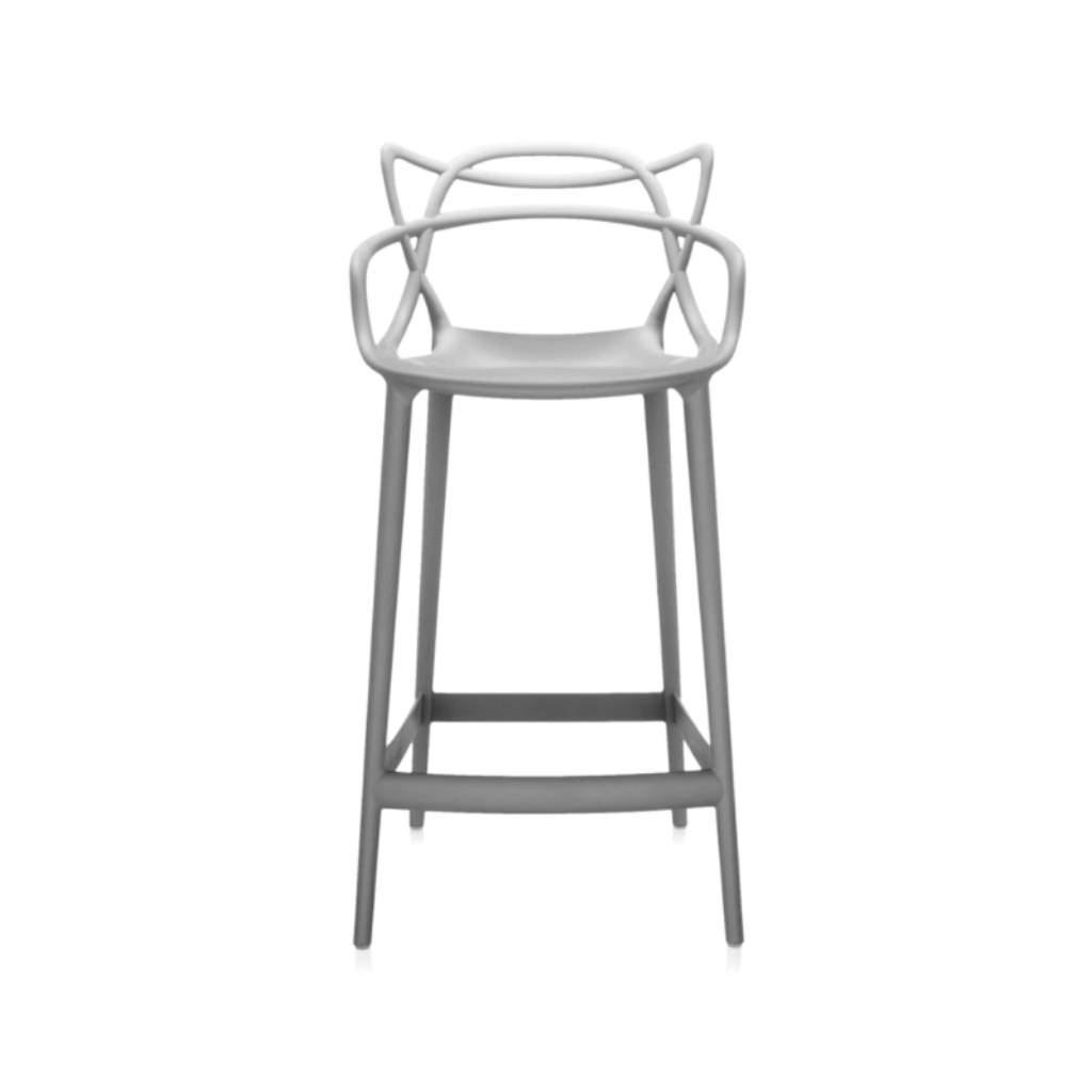 kartell_masters_tool_sgabello_grigio_fronte