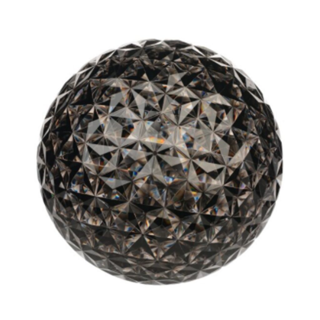 kartell_planet_stelo_lampada_da_tavolo_fumè_fronte