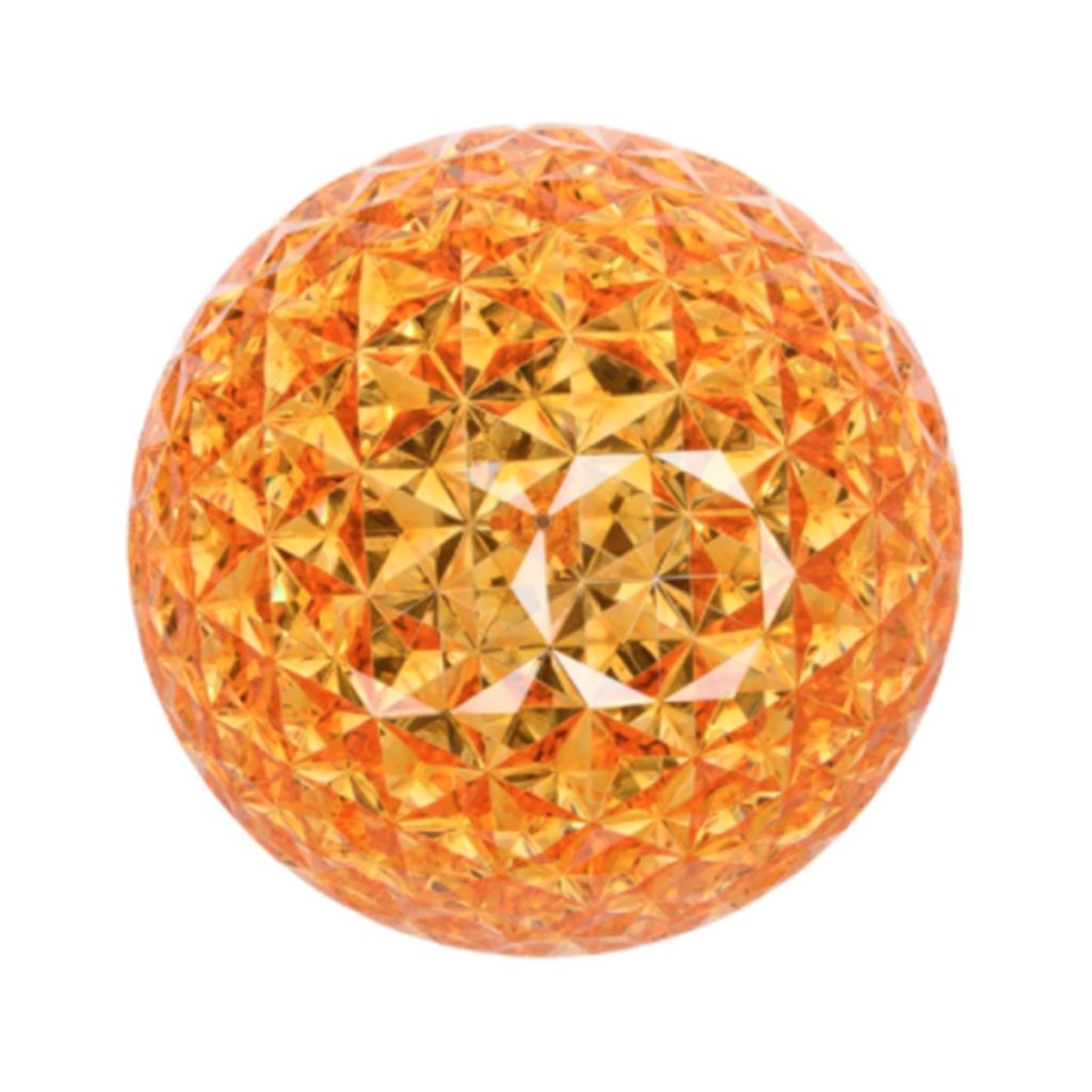 kartell_planet_stelo_lampada_da_tavolo_oro_fronte